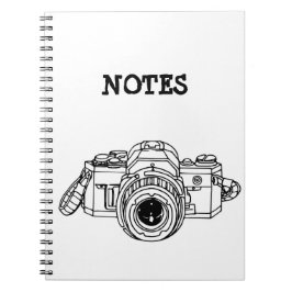 Vintages 35mm SLR T-Shirt Notizblock