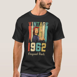 Vintages 60. Geburtstag T-Shirt 1962 Frauen