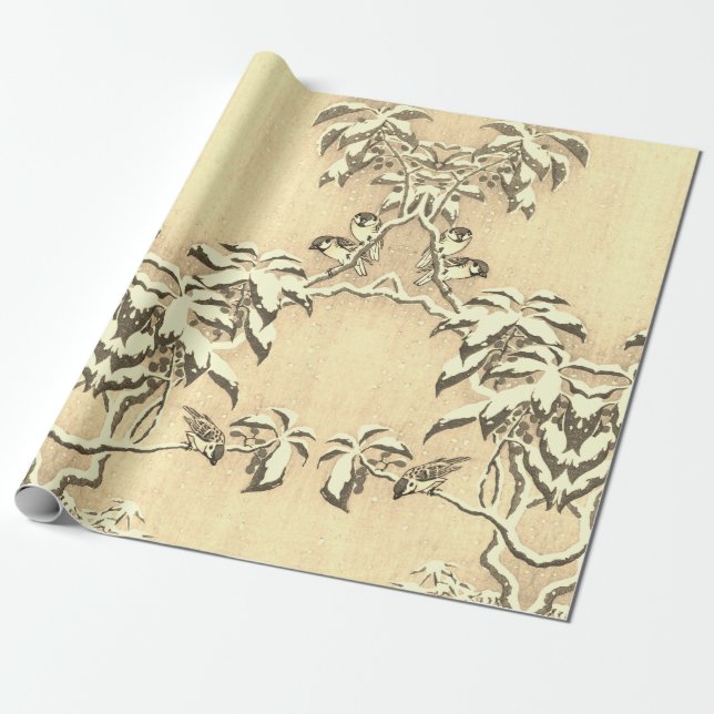 Vintages 70er Weihnachtspapier Geschenkpapier (Ungerollt)