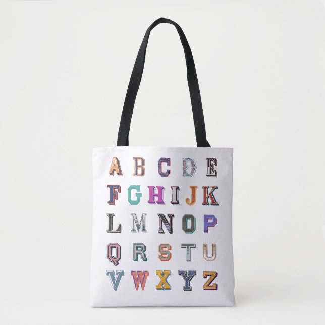 Vintages a-z-Alphabet (Vorderseite)