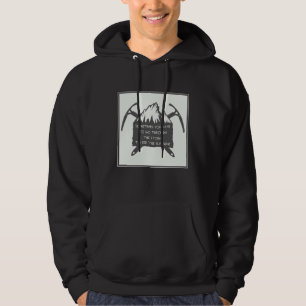 Vintages Abenteuer-Logo-Abzeichen, Emblem mit Hoodie