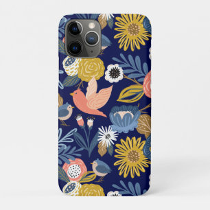 Vintages Abstraktes Floral Botanisches Muster & Vo Case-Mate iPhone Hülle