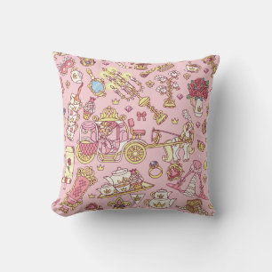 Vintages abstraktes nahtloses Muster. Einfache Kle Kissen