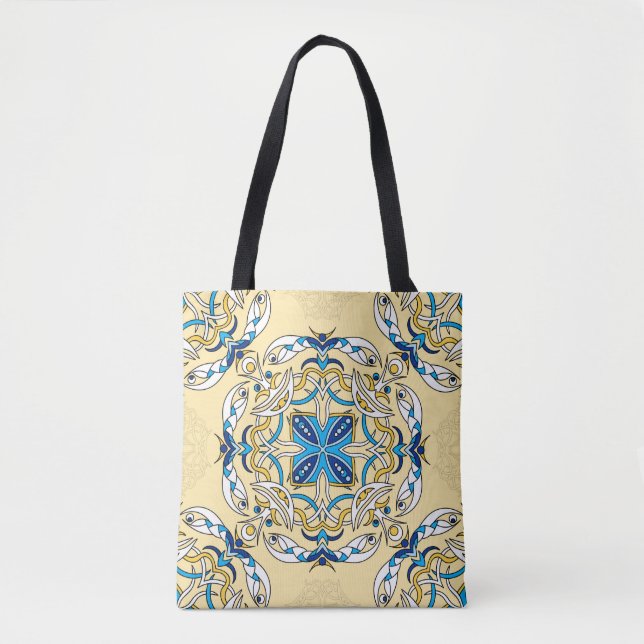 Vintages abstraktes Patchwork-Muster. Arabi (Vorderseite)
