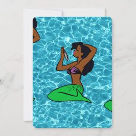 Vintages Afrikanisches Meermeer Einladung