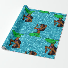 Vintages Afrikanisches Meermeer Geschenkpapier