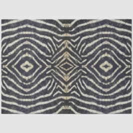 Vintages afrikanisches Zebra-Streifenmuster Entwür Seidenpapier