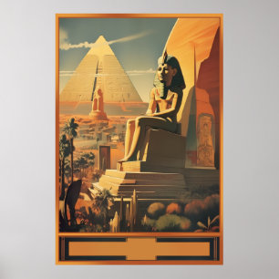 Vintages Ägypten Ägypten entdecken Poster