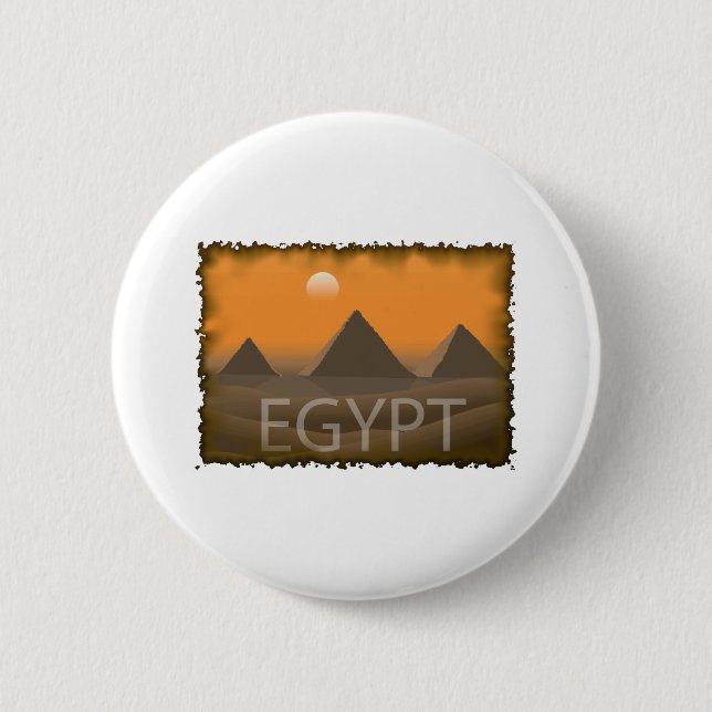 Vintages Ägypten Button (Vorderseite)
