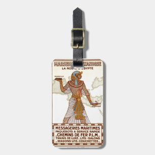 Vintages Ägypten Gepäckstück Gepäckanhänger