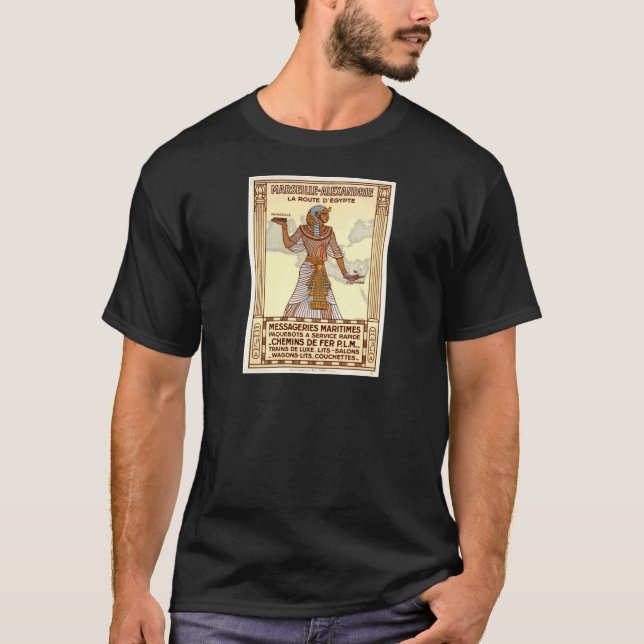 Vintages Ägypten Reiseteilhemd T-Shirt (Vorderseite)