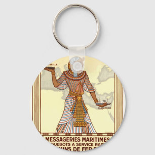 Vintages Ägypten Schlüsselanhänger