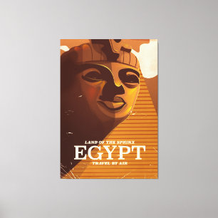 Vintages ägyptisches Urlaubsposter Leinwanddruck