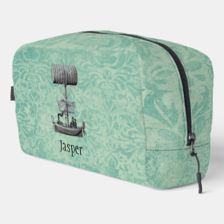 Vintages Airboot Personalisiert Waschbeutel