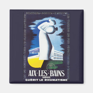 Vintages Aix-les-Bains Magnet