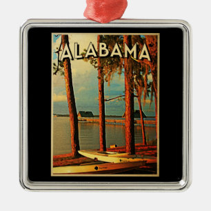 Vintages Alabama Ornament Aus Metall