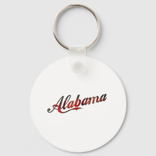 Vintages Alabama Schlüsselanhänger