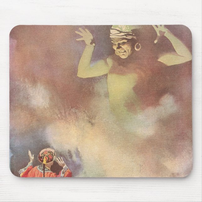 Vintages Aladdin und das Genie der Lampe, Godwin Mousepad (Vorne)