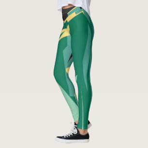 Vintages Alaska Reiseplaner Kunst, Taku Gletscher Leggings