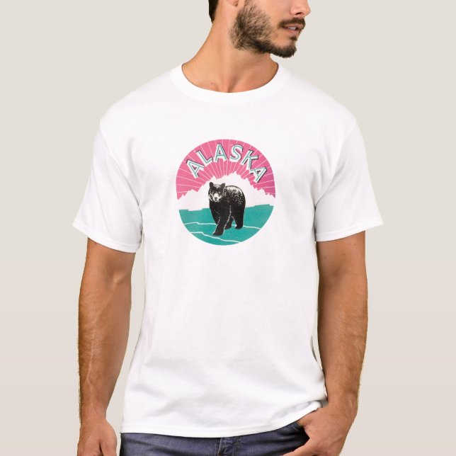 Vintages Alaska T-Shirt (Vorderseite)