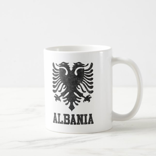Vintages Albanien Tasse (Rechts)