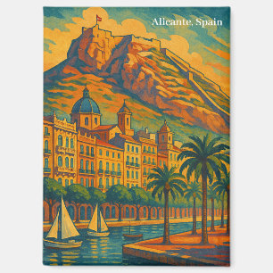 Vintages Alicante Spanien Magnet