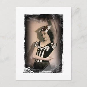 Vintages Alice im Wonderland Ballet Postkarte