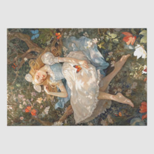 Vintages Alice-Träumen von Wonderland Seidenpapier