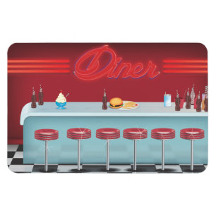 Vintages All American Diner Magnet