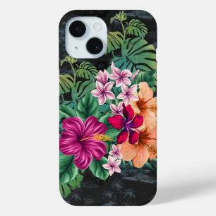 Vintages Aloha Shirt Print mit Hibiskus Phone Case