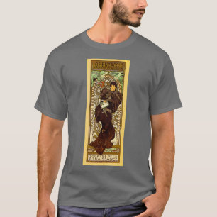 Vintages Alphonse Mucha Lorenzaccio vertikales Ban T-Shirt