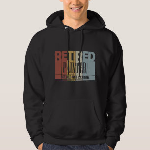 Vintages Altengeschenk für müde Maler nicht gültig Hoodie