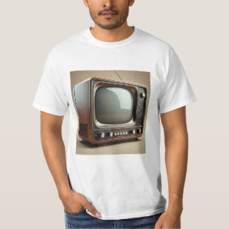 Vintages altes Fernsehen T-Shirt