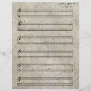 Vintages altgediegenes Notenblatt Piano 6 Stadium