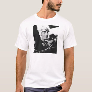 Vintages Amelia Earhart Foto T-Shirt