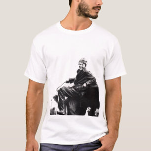 Vintages Amelia Earhart Foto T-Shirt