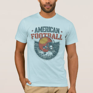 Vintages American Football Helmet Graphic T-Shirt