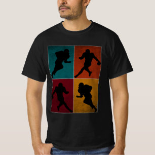 Vintages American Football Player Geschenk T-Shirt