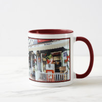 "Vintages Amerika Weihnachten" Große Tasse