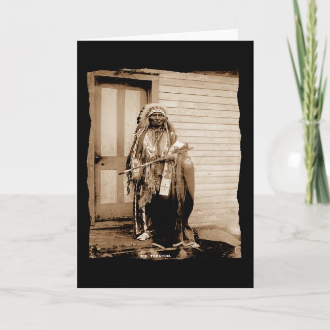 Vintages amerikanisches Big Tobacco, ein Tanzsaal Karte (Vorderseite)