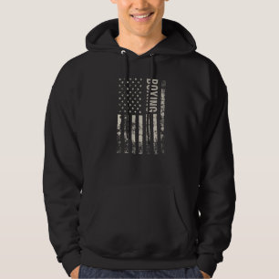 Vintages amerikanisches Flag-Boxing Hoodie