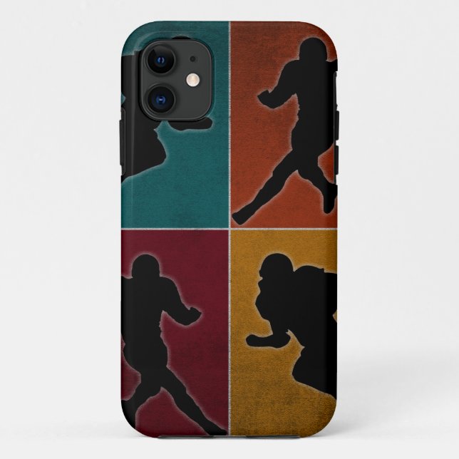 Vintages amerikanisches Fußballspiel Case-Mate iPhone Hülle (Rückseite)