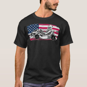Vintages amerikanisches Go Kart Racing Outdoor Spo T-Shirt