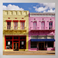 Vintages amerikanisches Landschaftsposter