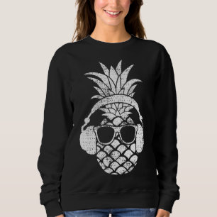 Vintages Ananas Hawaiian Aloha Beach Fruchtcockt Sweatshirt