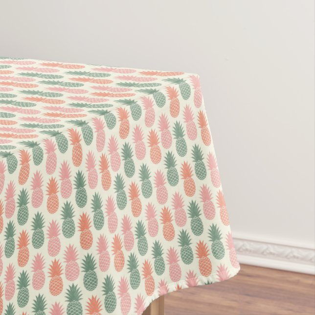 Vintages Ananas-Muster 2 Tischdecke (Beispiel)