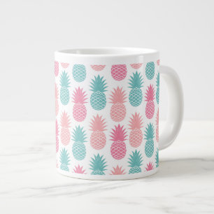 Vintages Ananas-Muster Jumbo-Tasse