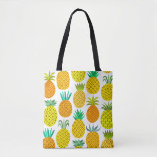 Vintages Ananas nahtloses Muster abgeschieden auf