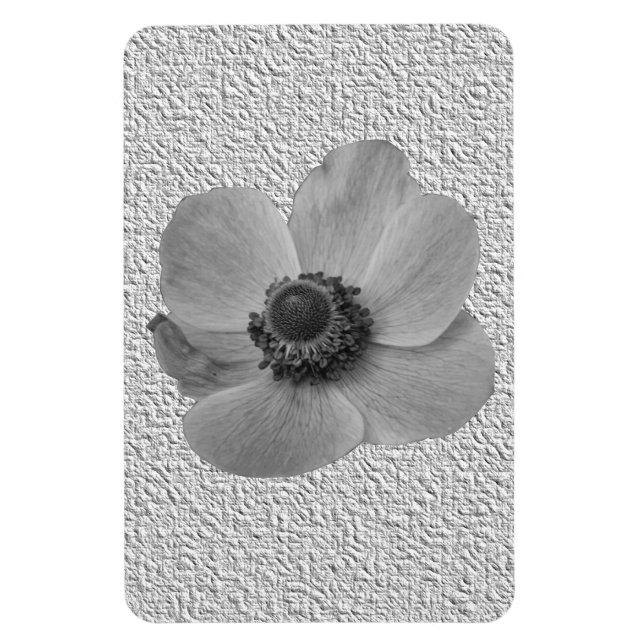 Vintages Anemone Premium Magnet (Vertikal)