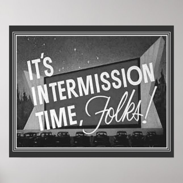 Vintages Anlaufprogramm 16x20 Poster (Vorne)